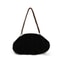 Trendy Soft Faux Fur Pleated Hobo Bag 7