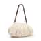 Trendy Soft Faux Fur Pleated Hobo Bag 8