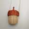 Creative Woven Pinecone Rattan Crossbody Bag 6