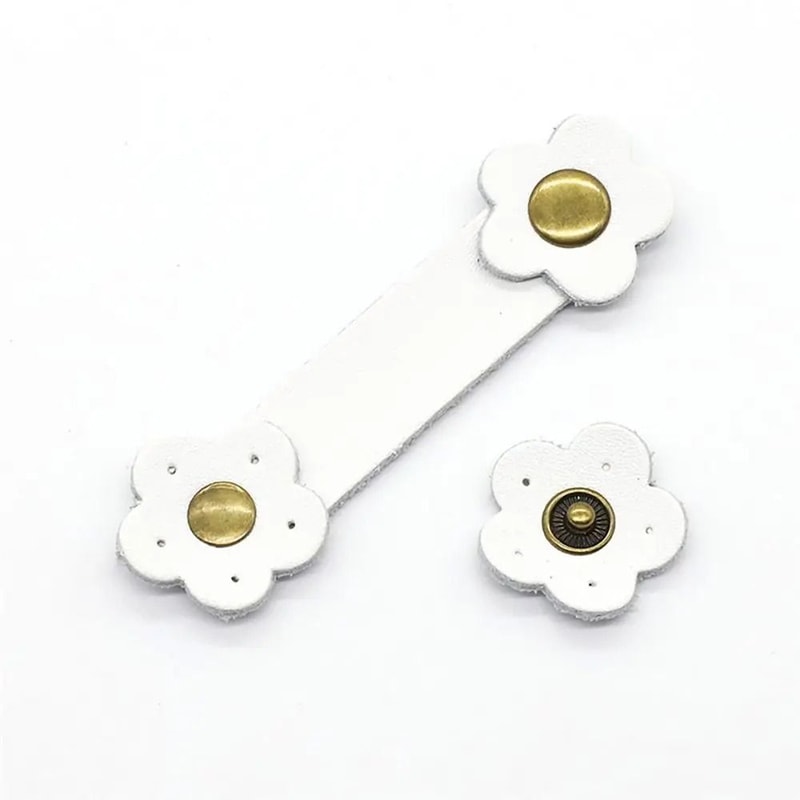 Multi Colour Vintage Sew On Leather Bag Buckles 3