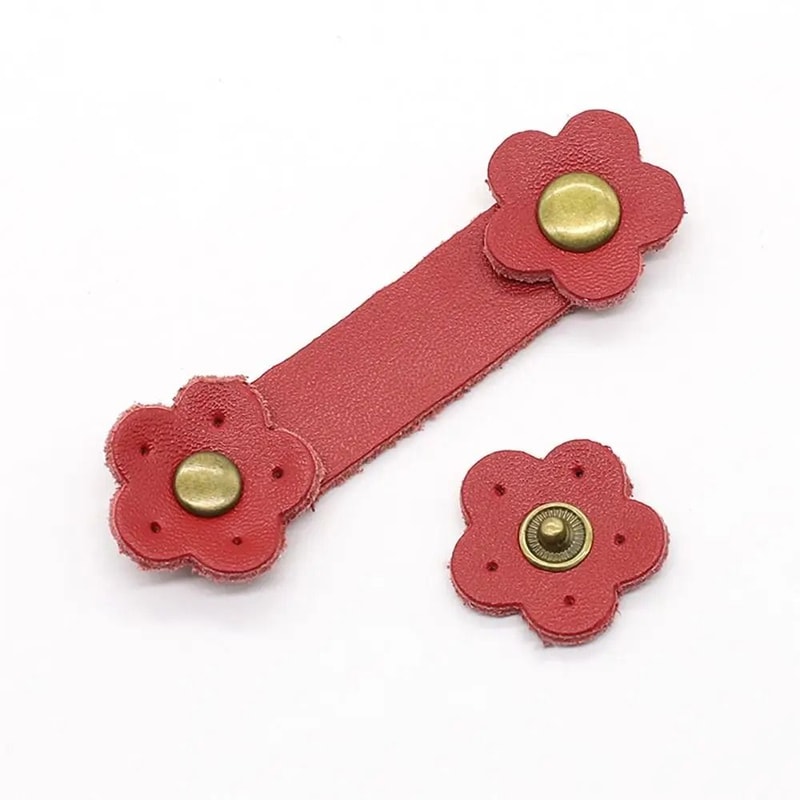 Multi Colour Vintage Sew On Leather Bag Buckles 8