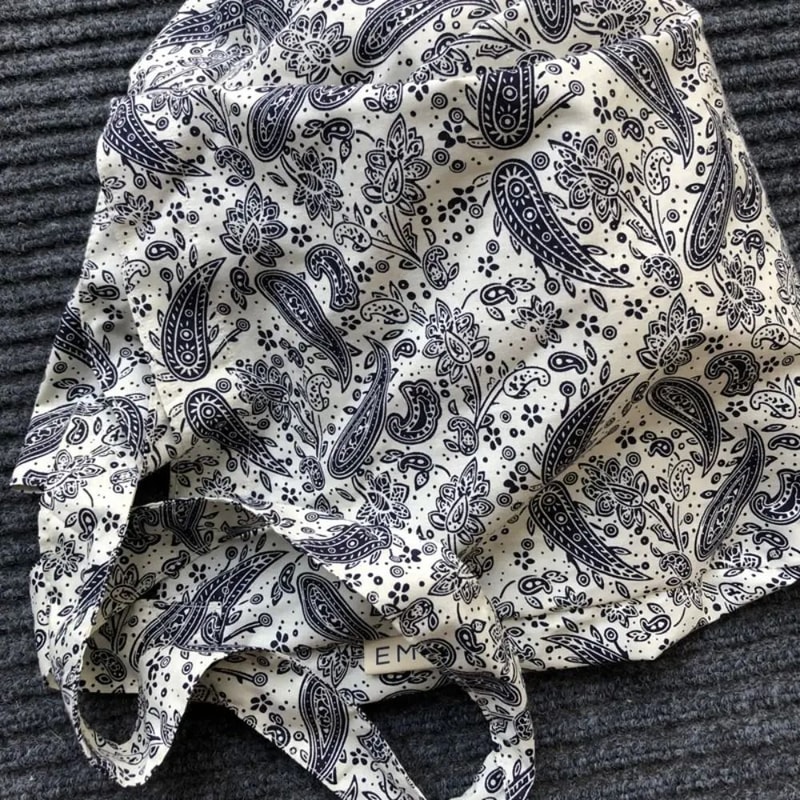Bandanna Print High Capacity Cotton Shopping Bag 3