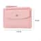 Simple Solid Color PU Leather Multi Card Wallet 5