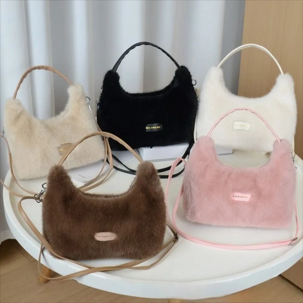 Winter Luxury Faux Fur Shoulder And Crossbody Bag 2