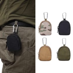 edc tactical mini zipper coin and utility pouch