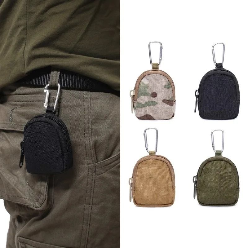 EDC Tactical Mini Zipper Coin And Utility Pouch 0