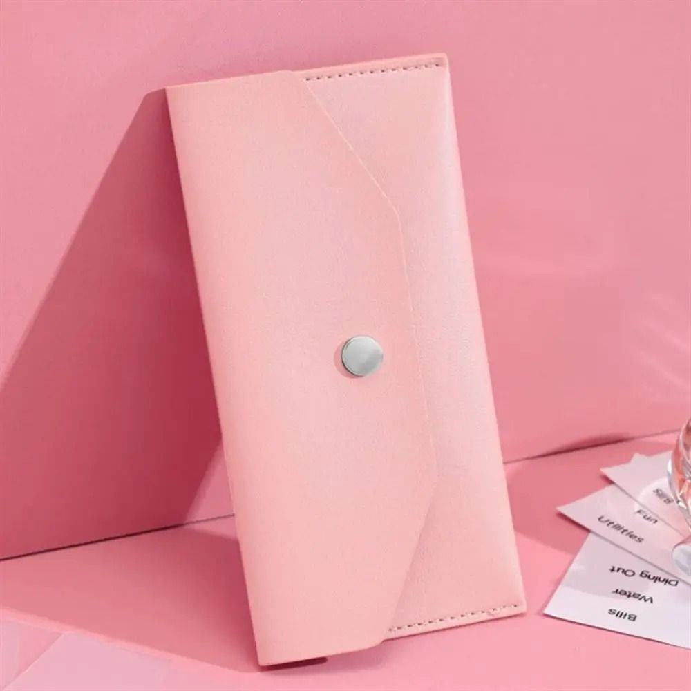 Ultra Thin PU Leather Cash Envelope Wallet 6