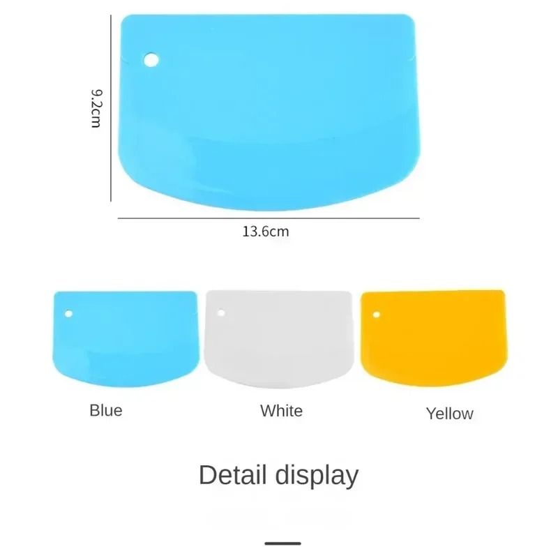 Professional Flexible Plastic Dough And Pastry Scraper 4