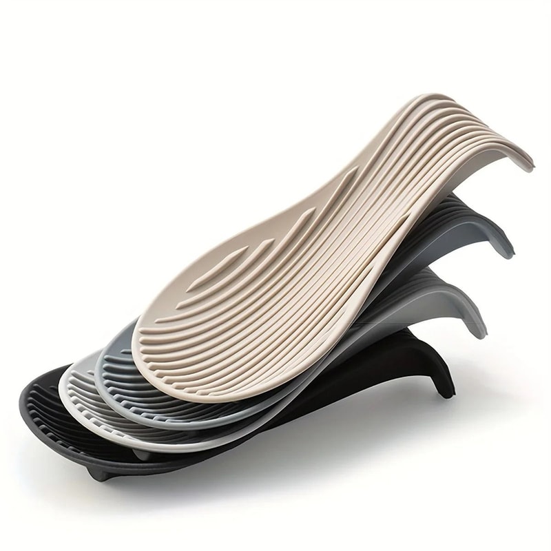 Non Slip Silicone Spoon Rest And Utensil Holder 1