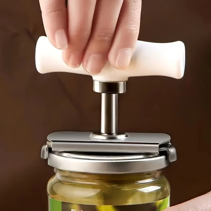 Adjustable Stainless Steel Can And Bottle Opener 0