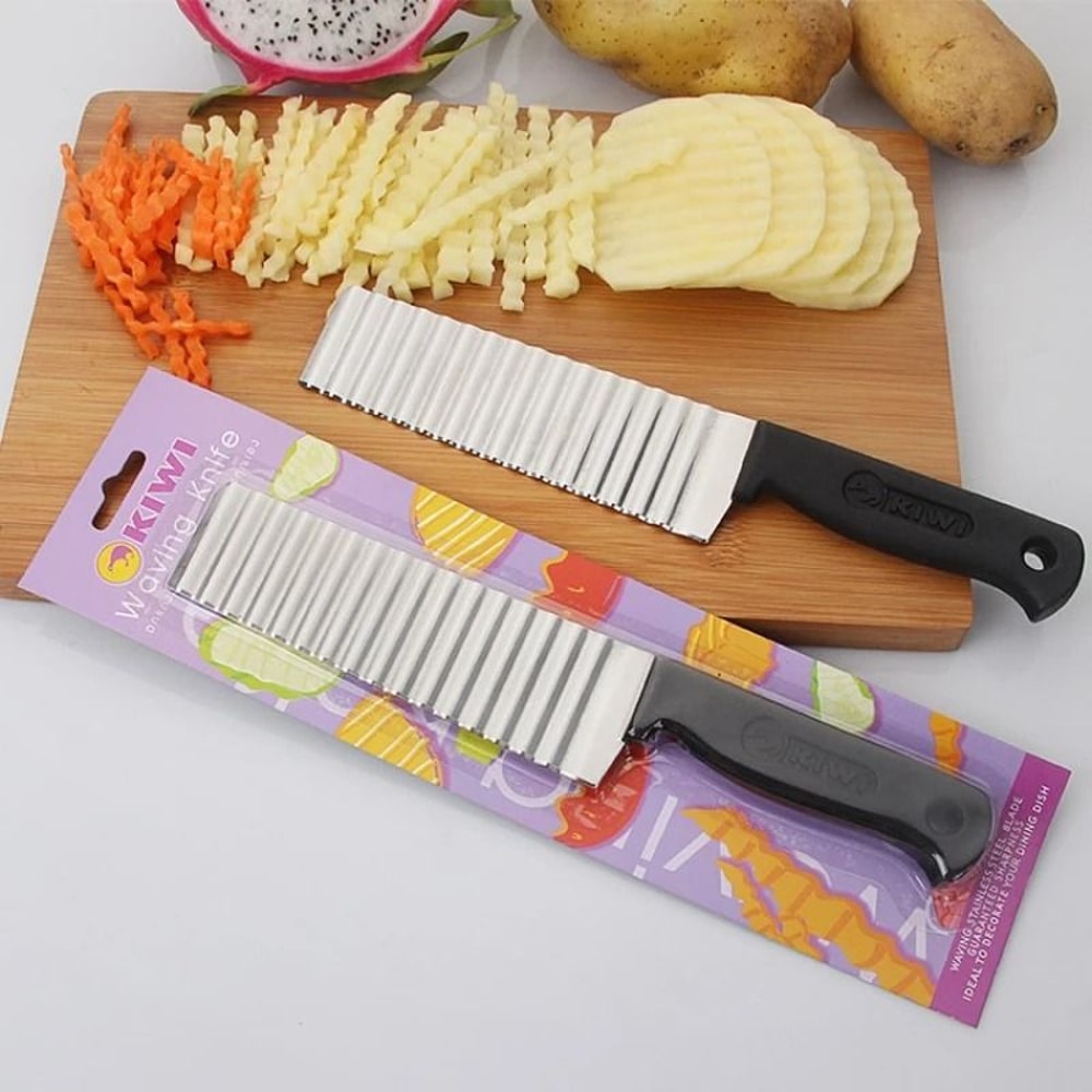 Stainless Steel Wavy Crinkle Slicer 6