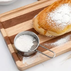 stainless steel mesh flour sifter cup