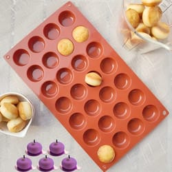 round half sphere silicone baking mold