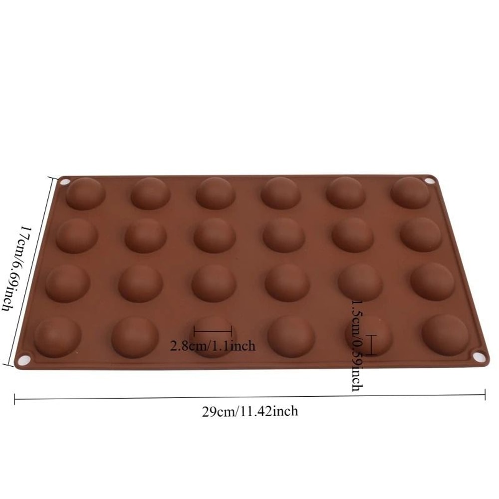 Round Half Sphere Silicone Baking Mold 1