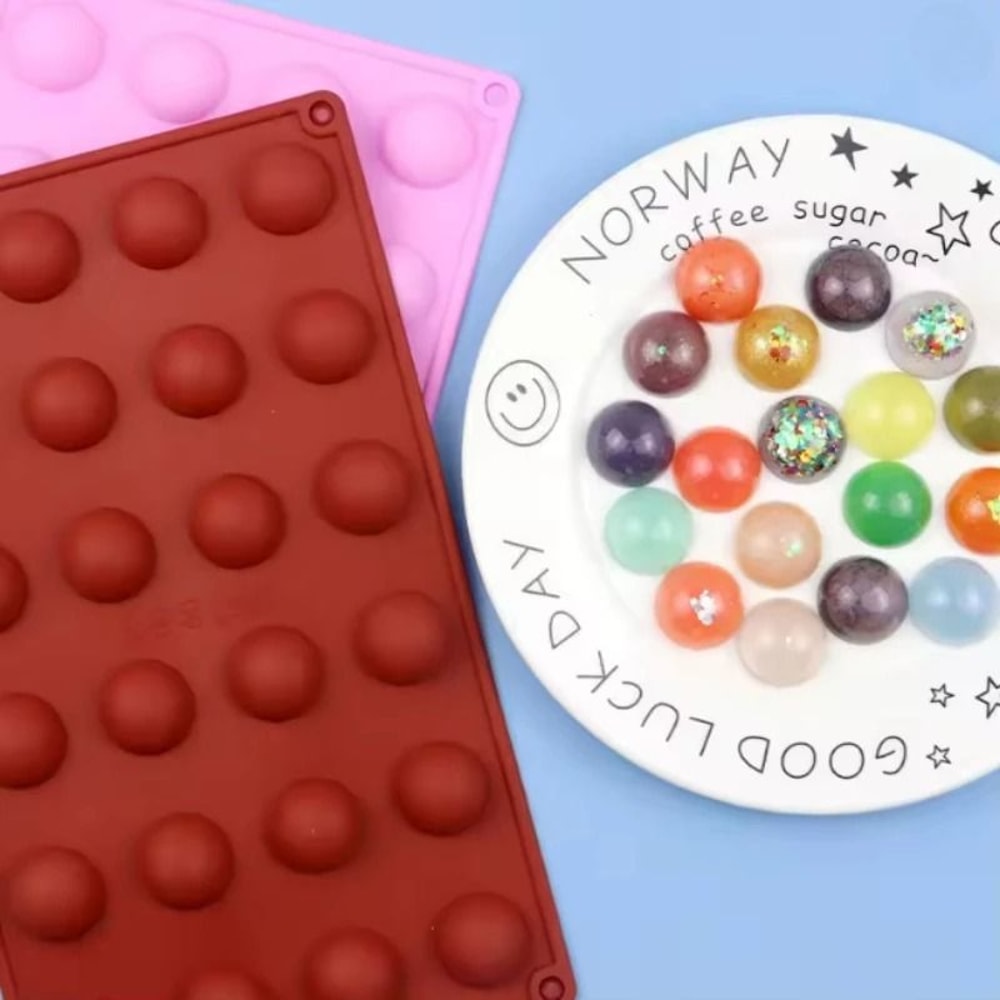 Round Half Sphere Silicone Baking Mold 4