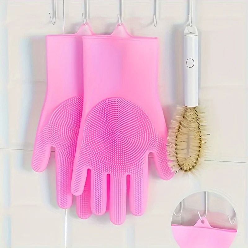 Multifunctional Silicone Cleaning And Dishwashing Gloves 4