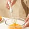 White Manual Silicone Kitchen Whisk 4