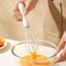 White Manual Silicone Kitchen Whisk 4