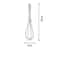 White Manual Silicone Kitchen Whisk 5