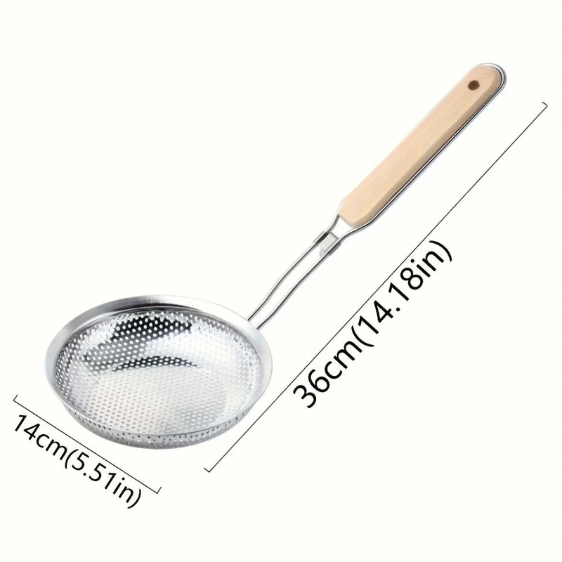 Thickened Stainless Steel Skimmer And Strainer Spoon 4