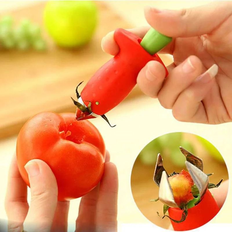 Stainless Steel Strawberry And Tomato Stem Remover 1