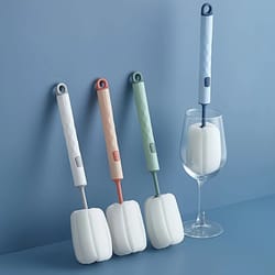 long handle sponge cleaning cup brush