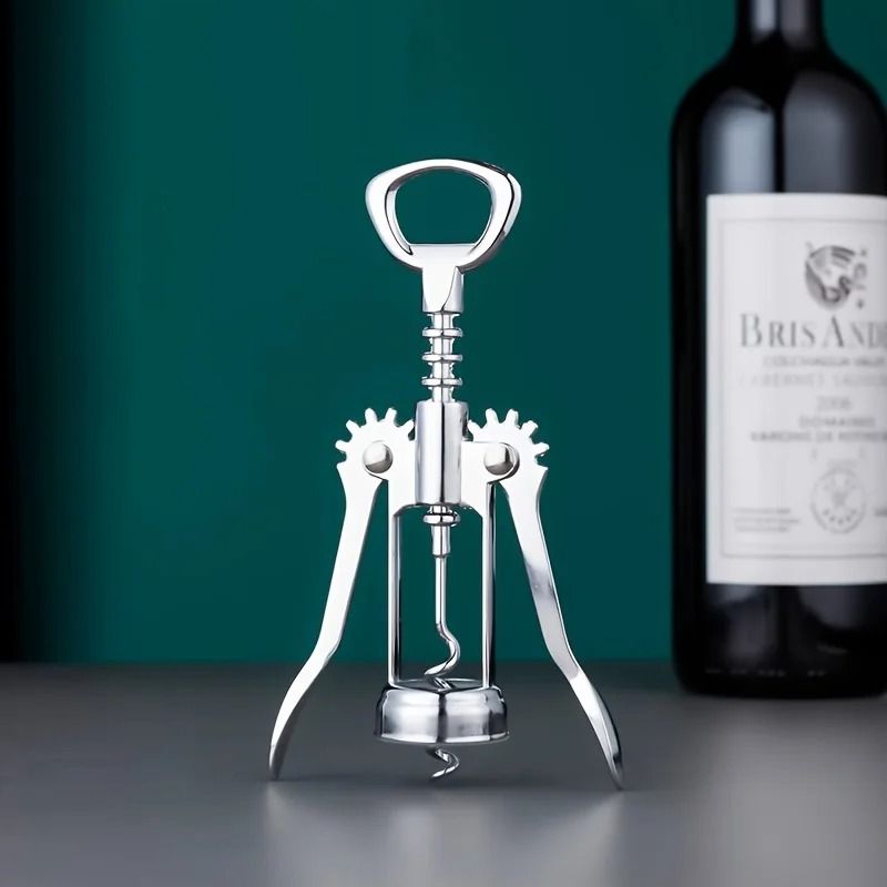Stainless Steel Wing Style Wine Opener 4