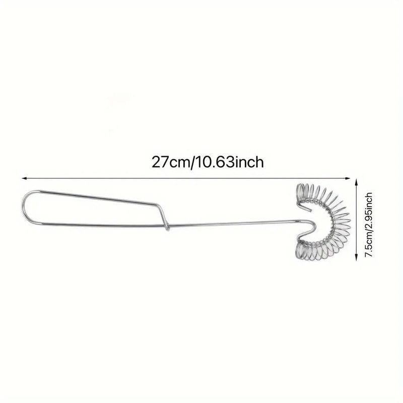 Stainless Steel Spring Coil Whisk And Milk Frother 6