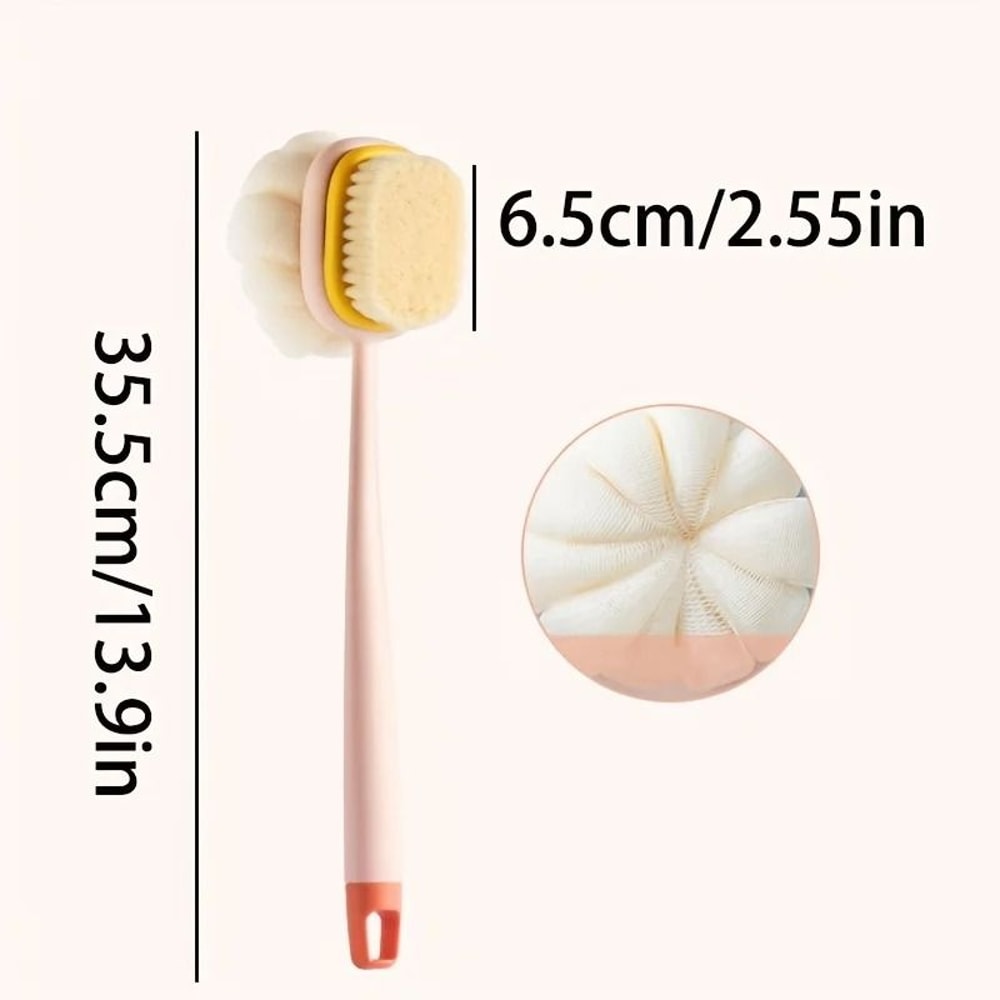 Long Handle Double Sided Bath And Body Brush 4