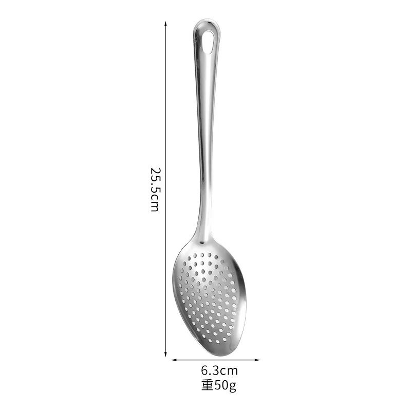Stainless Steel Kitchen Colander And Skimmer Spoon 5