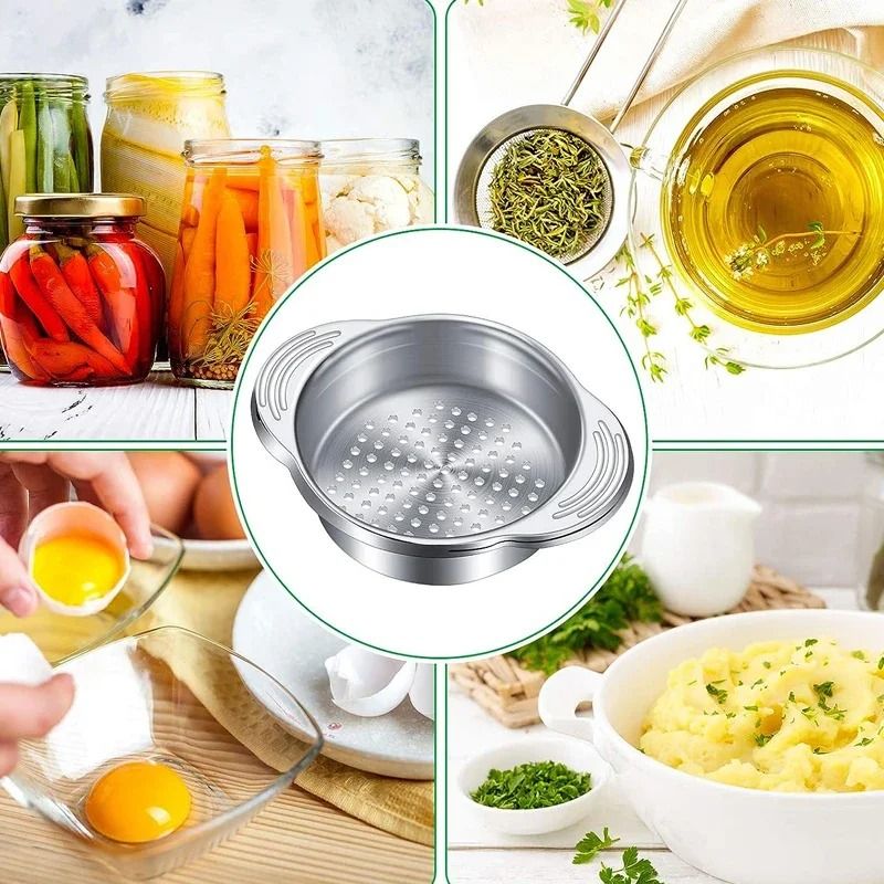Stainless Steel No Mess Food Can Strainer 2