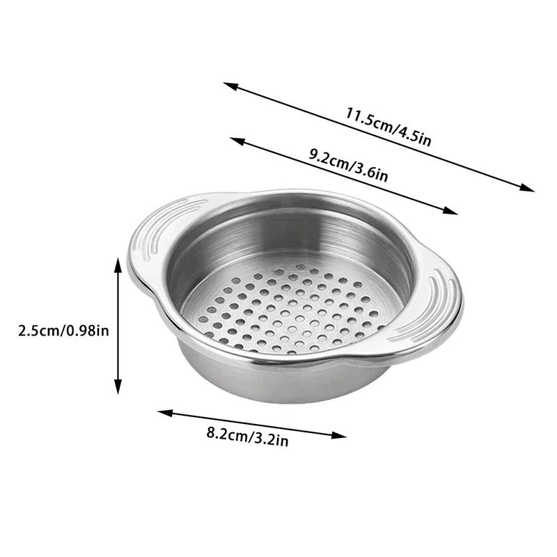 Stainless Steel No Mess Food Can Strainer 5