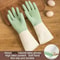 Two Color Durable Rubber Dishwashing Gloves 0