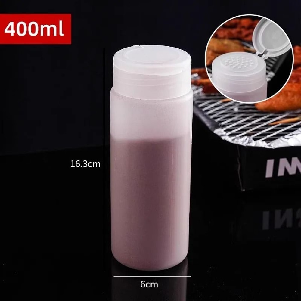 Clear Plastic Spice Jar With Shaker Lid 6