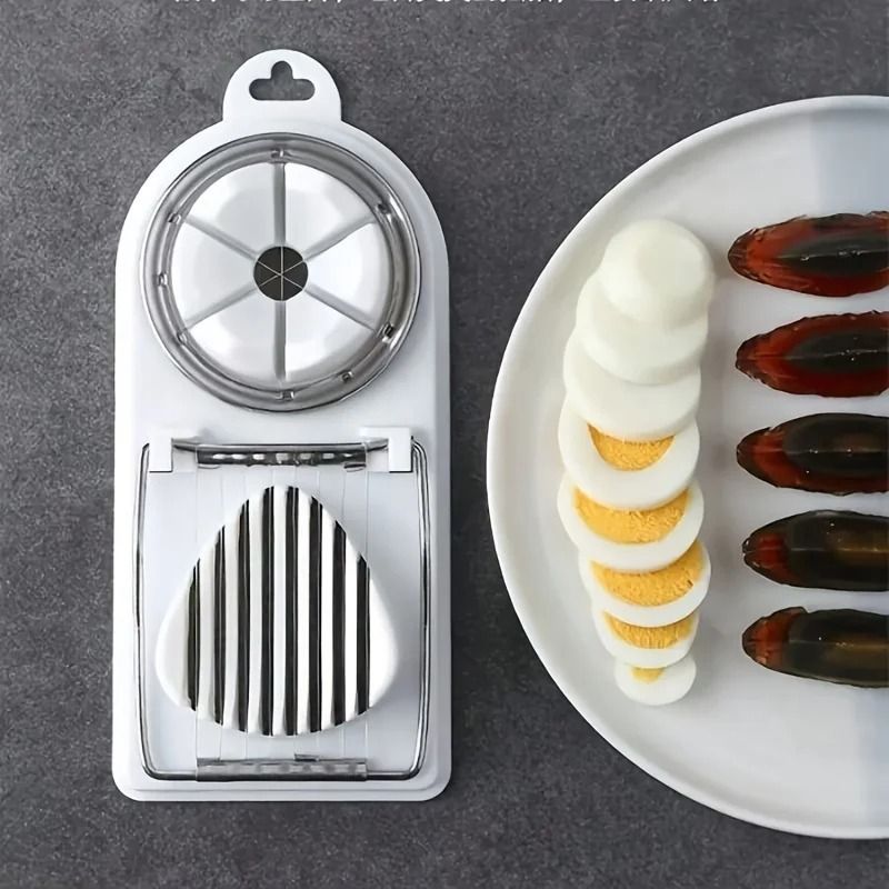 2 In 1 Stainless Steel Egg Slicer And Divider 2