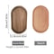 Natural Solid Wood Round Dessert Plate 2