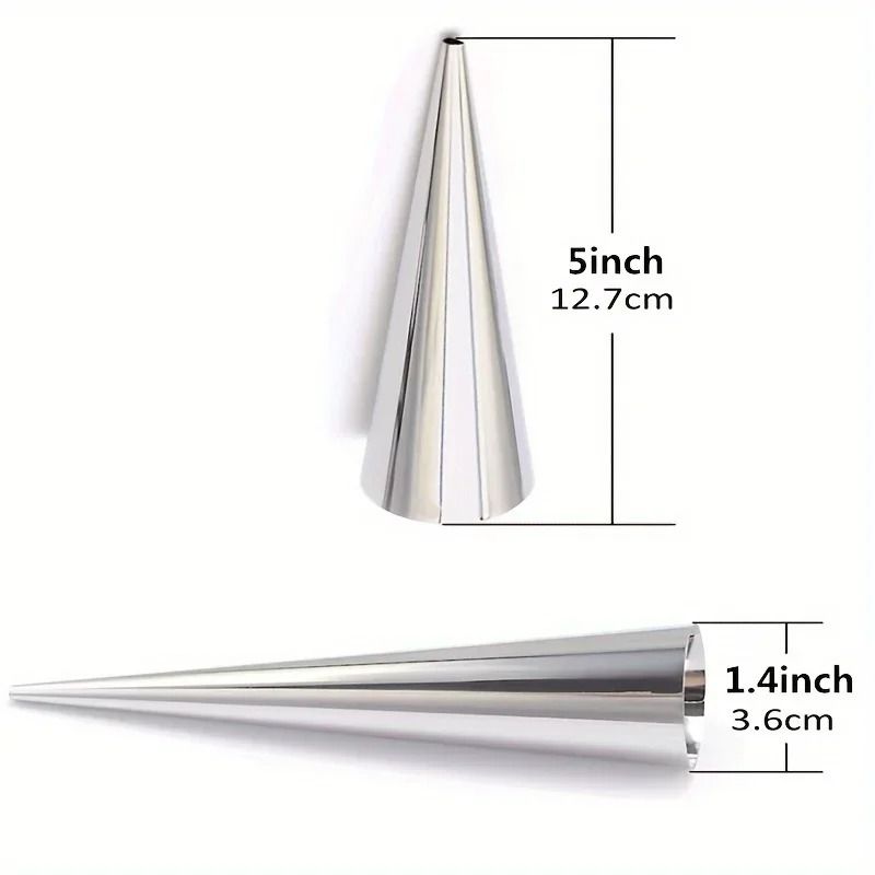 Stainless Steel Spiral Pastry And Croissant Molds 3