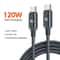 120W High Speed USB C To Type C Charging Cable 6