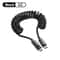 120W 6A Spring Retractable USB C Fast Charging Cable 7