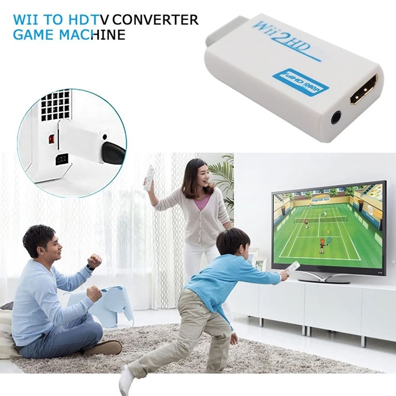 HD 1080P Wii To HDMI Adapter And Video Converter 3