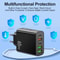 65W 5 Port Multi Device USB Wall Charger 2