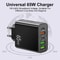 65W 5 Port Multi Device USB Wall Charger 5