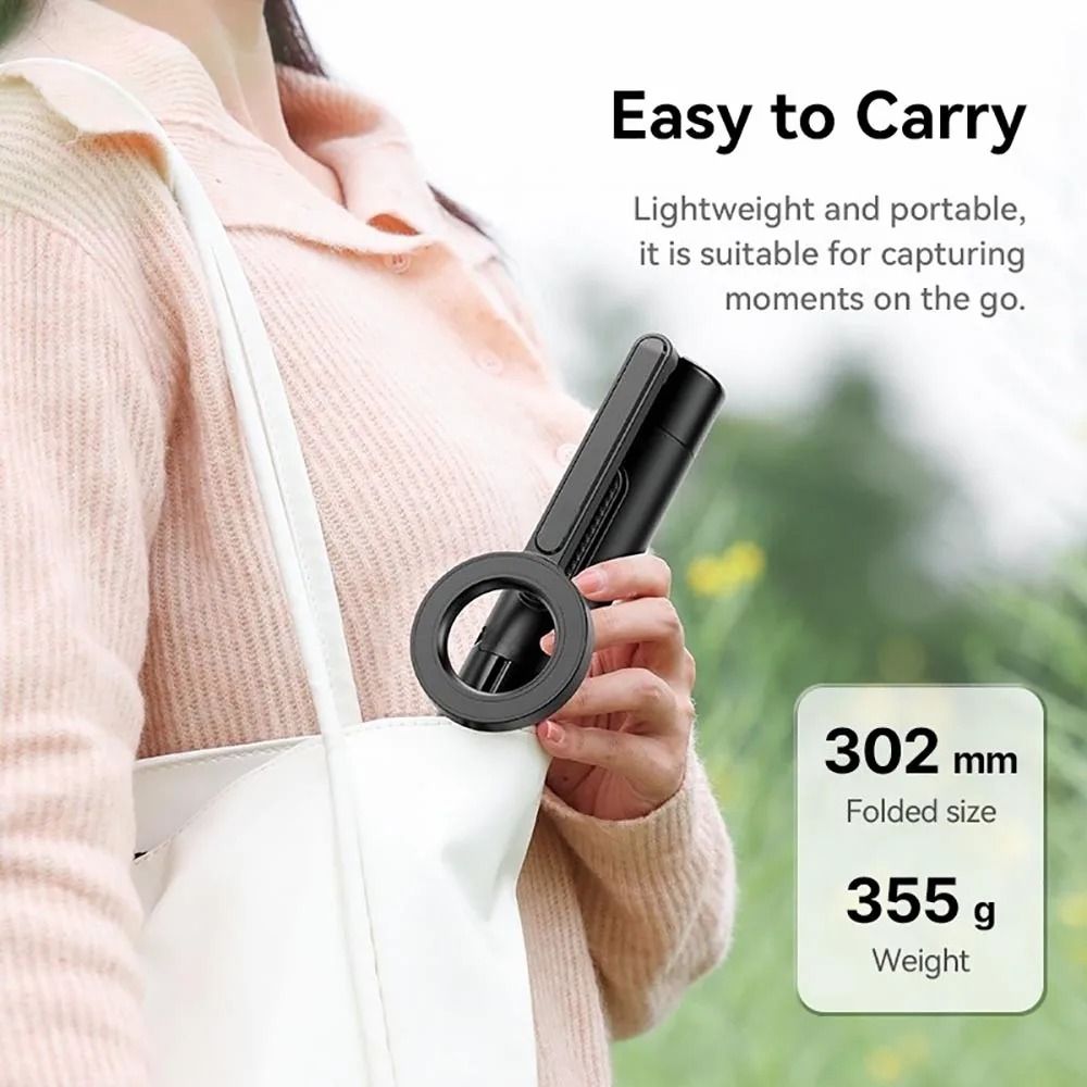 Magnetic Wireless Bluetooth Selfie Stick And Tripod 3