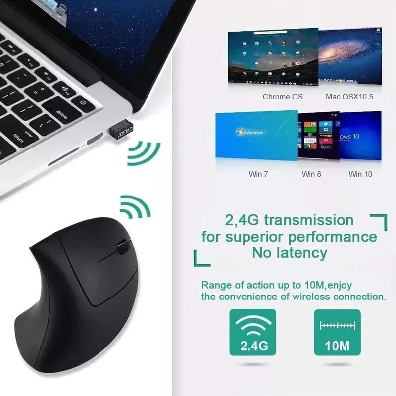 Vertical Ergonomic Silent Wireless Mouse 1