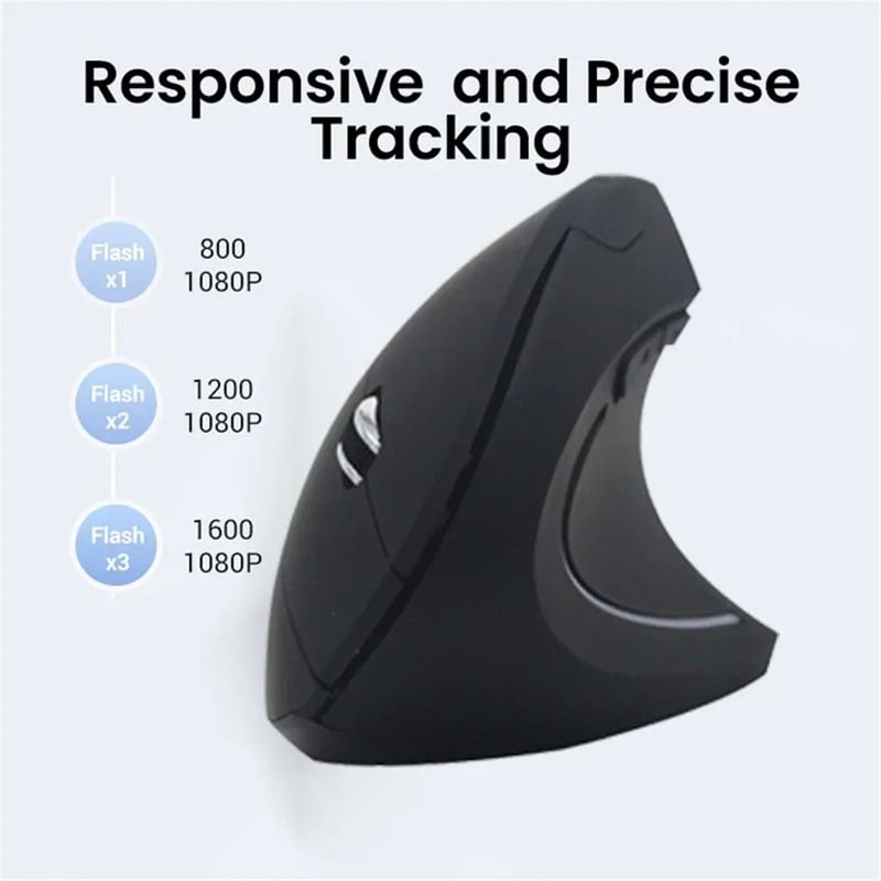 Vertical Ergonomic Silent Wireless Mouse 4