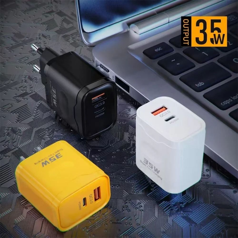 35W Dual Port Power Delivery Wall Charger 0