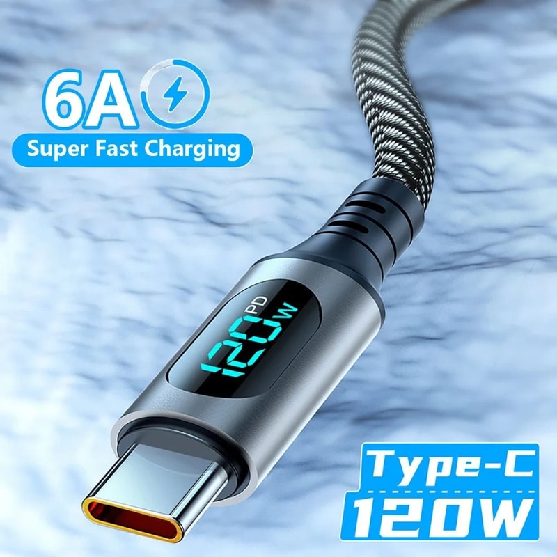 120W High Speed Professional Data And Charging Cable 0