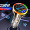 250W 6 Port High Power Car Charger Adapter 0