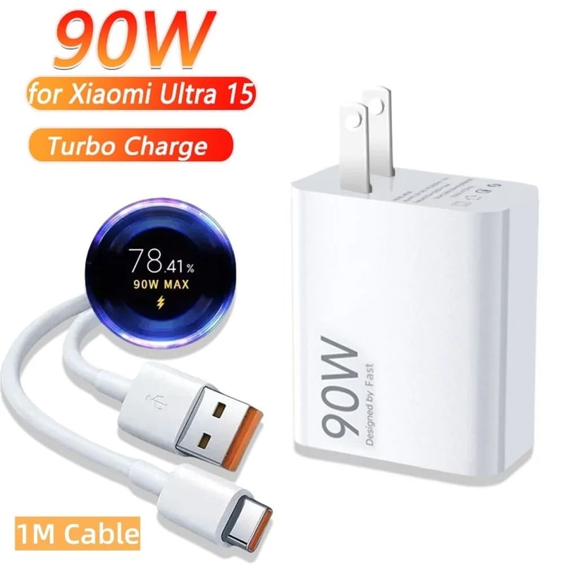 90W High Speed Travel Wall Charger And Cable Set 7