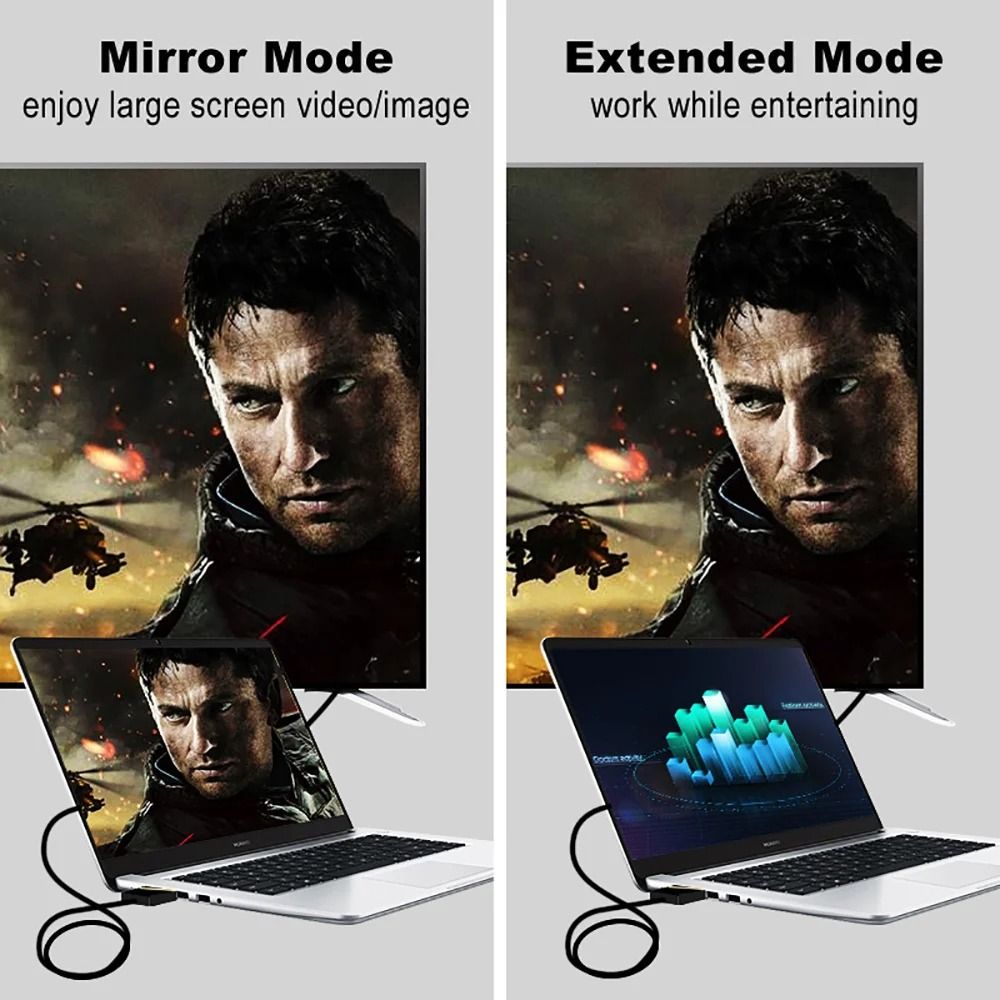 High Definition DisplayPort To HDMI Adapter Cable 3